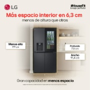 Más espacio interior en 6,3 cm